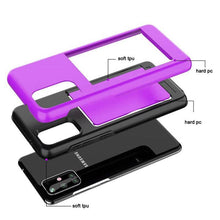 Load image into Gallery viewer, Armor Protective Card Holder Case for Samsung A Series With 2-Pack Screen Protectors - Libiyi