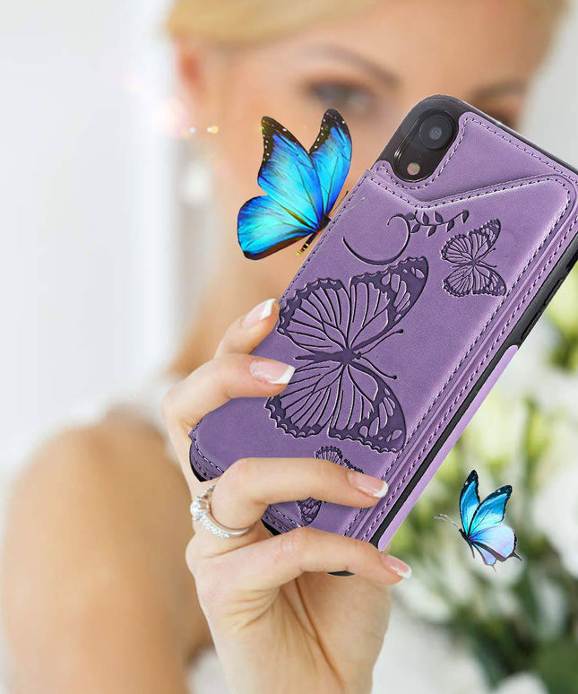 New Luxury Embossing Wallet Cover For iPhone X/Xs-Fast Delivery - Libiyi