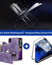 Purple / For iPhone XR / With Screen Protector