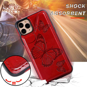 New Luxury Embossing Wallet Cover For iPhone 11 Pro-Fast Delivery - Libiyi