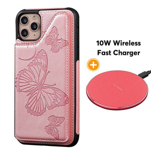 New Luxury Embossing Wallet Cover For iPhone 11 Pro-Fast Delivery - Libiyi