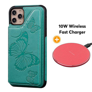 New Luxury Embossing Wallet Cover For iPhone 11 Pro-Fast Delivery - Libiyi