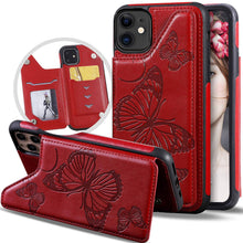 Load image into Gallery viewer, New Luxury Embossing Wallet Cover For iPhone 12 Mini-Fast Delivery - Libiyi