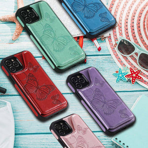 New Luxury Embossing Wallet Cover For iPhone 12 Mini-Fast Delivery - Libiyi