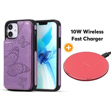 Load image into Gallery viewer, New Luxury Embossing Wallet Cover For iPhone 12 Mini-Fast Delivery - Libiyi