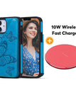 Blue / iPhone 12 Mini / With Wireless Charger