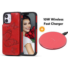 Load image into Gallery viewer, New Luxury Embossing Wallet Cover For iPhone 12 Mini-Fast Delivery - Libiyi