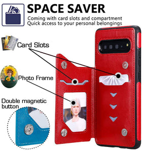 New Luxury Embossing Wallet Cover For SAMSUNG S10 Plus-Fast Delivery - Libiyi