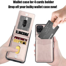 Load image into Gallery viewer, Dual Layer Lightweight Leather Wallet Case for Samsung Galaxy A12 - Libiyi