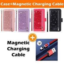 Charger l&#39;image dans la galerie, Bling Wallet Case with Wrist Strap for Samsung A52(4G/5G) - Libiyi