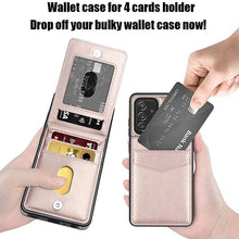 Load image into Gallery viewer, Dual Layer Lightweight Leather Wallet Case for Samsung Galaxy A52 - Libiyi