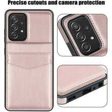 Load image into Gallery viewer, Dual Layer Lightweight Leather Wallet Case for Samsung Galaxy A52 - Libiyi