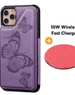 Purple / For iPhone 11Pro Max / With Wireless Charger