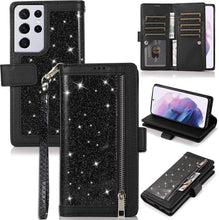 Load image into Gallery viewer, Bling Wallet Leather Case for Samsung S21 Ultra - Libiyi