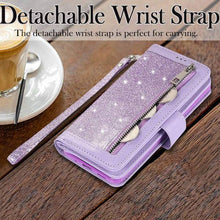 Load image into Gallery viewer, Bling Wallet Leather Case for Samsung S21 Ultra - Libiyi