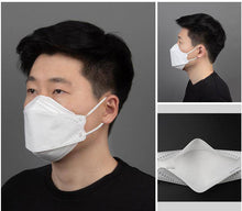 Charger l&#39;image dans la galerie, 10-50Pcs KF94 Comfortable Fish Type Mask(White&amp;Black) - Libiyi