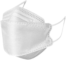 Charger l&#39;image dans la galerie, 10-50Pcs KF94 Comfortable Fish Type Mask(White&amp;Black) - Libiyi