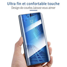 Load image into Gallery viewer, Étui intelligent à rabat miroir de luxe pour la série HUAWEI - Libiyi