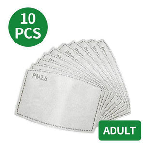 Activated Carbon Filters PM2.5 - 5 layers - 10 pcs - Libiyi