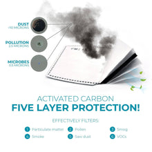 Load image into Gallery viewer, Activated Carbon Filters PM2.5 - 5 layers - 10 pcs - Libiyi