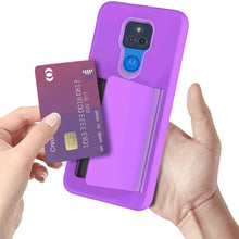 Cargar imagen en el visor de la galería, Armor Protective Card Holder Case for Moto G Play 2021 With Screen Protector - Libiyi