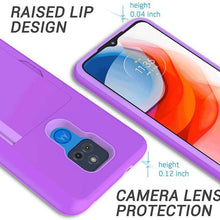 Cargar imagen en el visor de la galería, Armor Protective Card Holder Case for Moto G Play 2021 With Screen Protector - Libiyi