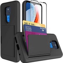 Cargar imagen en el visor de la galería, Armor Protective Card Holder Case for Moto G Play 2021 With Screen Protector - Libiyi