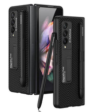 Cargar imagen en el visor de la galería, Ultra-thin Pen Slot Magnetic Holder Case for Samsung Galaxy Z Fold 3 5G - Libiyi