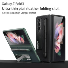Cargar imagen en el visor de la galería, Ultra-thin Pen Slot Magnetic Holder Case for Samsung Galaxy Z Fold 3 5G - Libiyi