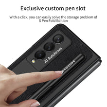 Cargar imagen en el visor de la galería, Ultra-thin Pen Slot Magnetic Holder Case for Samsung Galaxy Z Fold 3 5G - Libiyi