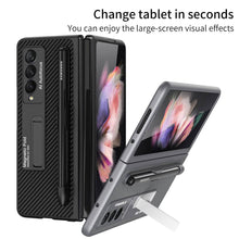 Cargar imagen en el visor de la galería, Ultra-thin Pen Slot Magnetic Holder Case for Samsung Galaxy Z Fold 3 5G - Libiyi