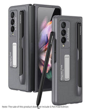 Cargar imagen en el visor de la galería, Ultra-thin Pen Slot Magnetic Holder Case for Samsung Galaxy Z Fold 3 5G - Libiyi