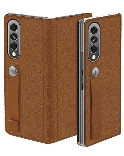 First Cowhide Layer Case for Samsung Galaxy Z Fold 3 5G - Libiyi