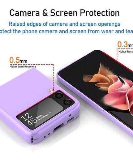 Slim Fit Flexible Matte Flip Shockproof Case For Samsung Galaxy Z Flid 3 5G - Libiyi