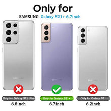 Cargar imagen en el visor de la galería, Leather Crossbody Shockproof Wallet Phone Case for Samsung S21 Plus - Libiyi