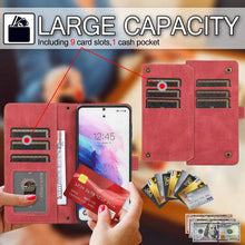 Cargar imagen en el visor de la galería, Leather Crossbody Shockproof Wallet Phone Case for Samsung S21 Plus - Libiyi