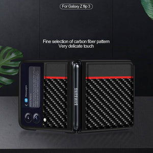 Slim Lightweight Carbon Fiber Case for Samsung Galaxy Z Flip 3 5G - Libiyi