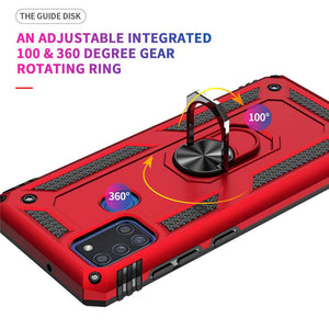 Luxury Armor Ring Bracket Phone Case For Samsung A21S-Fast Delivery - Keilini