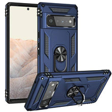 Load image into Gallery viewer, 2022 Luxury Armor Ring Bracket Phone case For Google Pixel 6 Pro With 2-Pack Screen Protectors - Libiyi