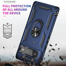 Load image into Gallery viewer, 2022 Luxury Armor Ring Bracket Phone case For Google Pixel 6 Pro With 2-Pack Screen Protectors - Libiyi