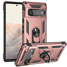 Load image into Gallery viewer, 2022 Luxury Armor Ring Bracket Phone case For Google Pixel 6 Pro With 2-Pack Screen Protectors - Libiyi
