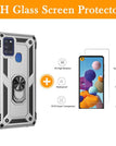 Silver / A21S / With Screen Protector