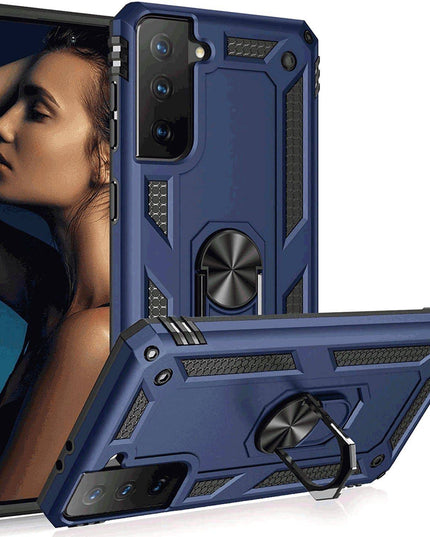 Luxury Armor Ring Bracket Phone Case For Samsung S21 FE(5G) - Libiyi