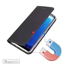 Cargar imagen en el visor de la galería, Solid Color Voltage Pull-in Flip Leather Case For Iphone - Libiyi