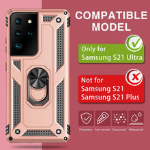 Cargar imagen en el visor de la galería, Luxury Armor Ring Bracket Phone Case For Samsung S21 Ultra(5G) - Libiyi