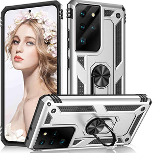 Luxury Armor Ring Bracket Phone Case For Samsung S21 Ultra(5G) - Libiyi