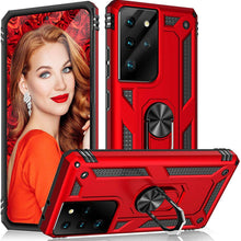 Cargar imagen en el visor de la galería, Luxury Armor Ring Bracket Phone Case For Samsung S21 Ultra(5G) - Libiyi