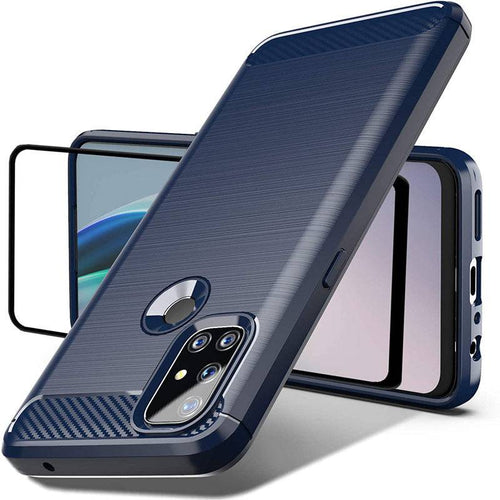 Luxury Carbon Fiber Case For Oneplus Nord N10 5G With Screen Protector - Libiyi