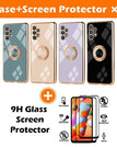 Black / A32(5G) / With 2-Pack Screen Protectors