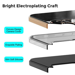 Shiny Plating Built-in Finger Ring Case For iPhone 12 Series - Libiyi